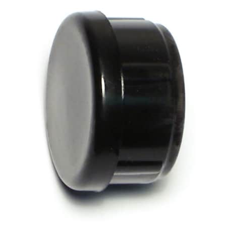 Midwest Fastener 1" x 18 Gauge Round Black Plastic Furniture Tips 6PK 76641